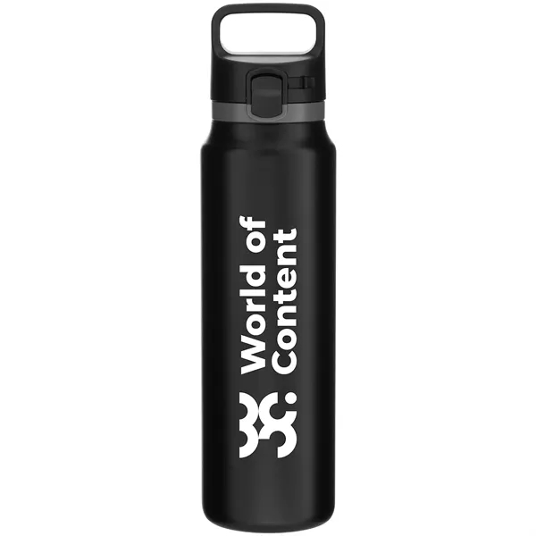 22 oz 91% post-consumer recycled stainless steel double wall bottle with... from ASI 51197 ETS Express, LLC