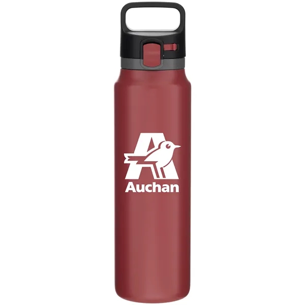 22 oz 91% post-consumer recycled stainless steel double wall bottle with... from ASI 51197 ETS Express, LLC