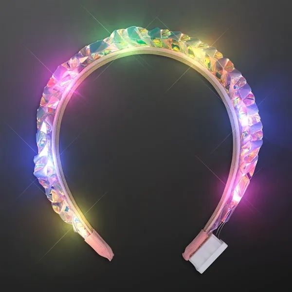 Light Up Iridescent Braid Headband... from ASI 34194 ALightPromos