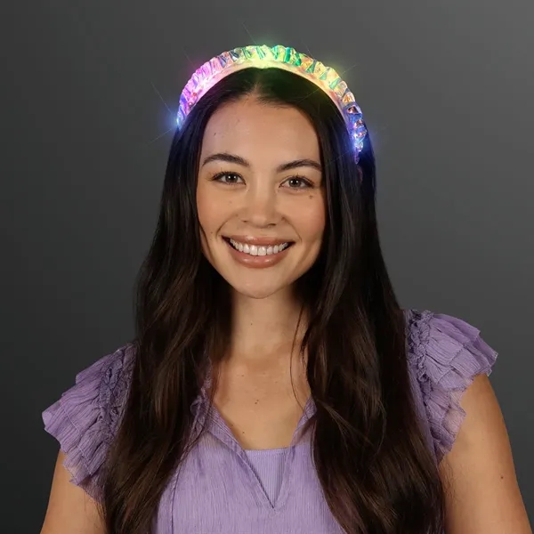 Light Up Iridescent Braid Headband... from ASI 34194 ALightPromos
