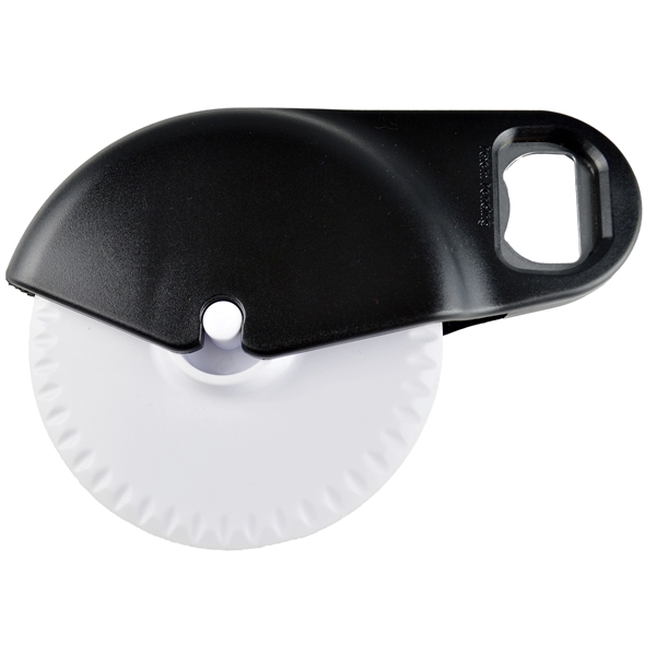 Large custom pizza cutter equipped with bottle opener.... from ASI 57956 Graphco line