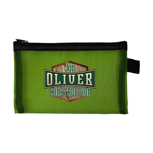Large Recycled Mesh Zip Pouch... from ASI 30208 A P Specialties / AP Specialties