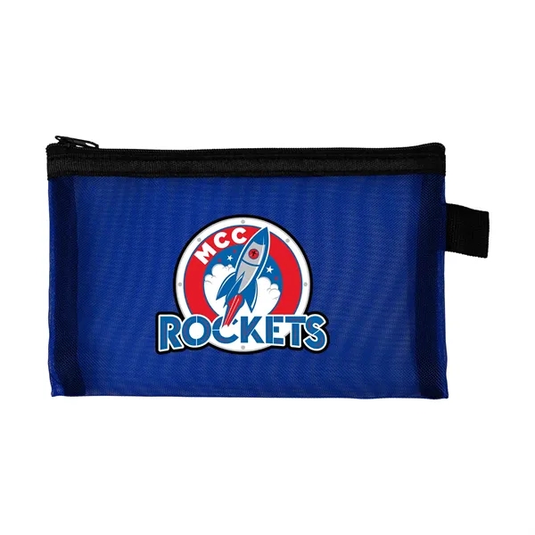 Large Recycled Mesh Zip Pouch... from ASI 30208 A P Specialties / AP Specialties