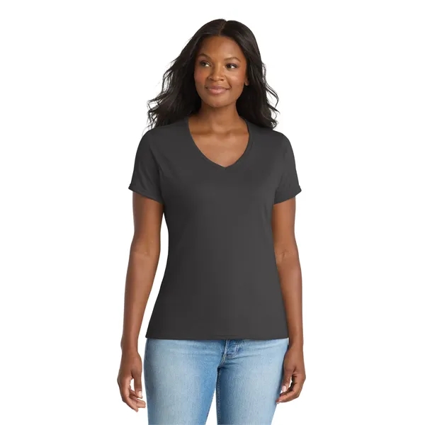 Port & Company Ladies Performance Blend V-Neck Tee.... from ASI 84863 SanMar
