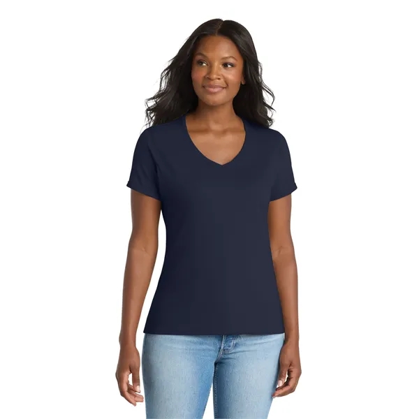 Port & Company Ladies Performance Blend V-Neck Tee.... from ASI 84863 SanMar