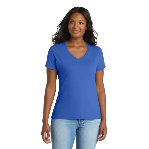 Port & Company Ladies Performance Blend V-Neck Tee.... from ASI 84863 SanMar