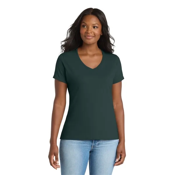 Port & Company Ladies Performance Blend V-Neck Tee.... from ASI 84863 SanMar