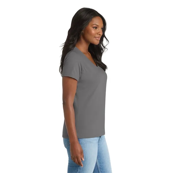 Port & Company Ladies Performance Blend V-Neck Tee.... from ASI 84863 SanMar