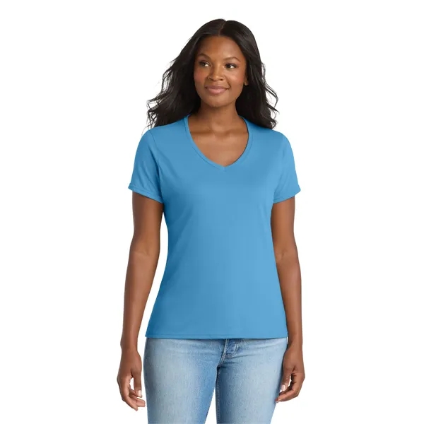 Port & Company Ladies Performance Blend V-Neck Tee.... from ASI 84863 SanMar