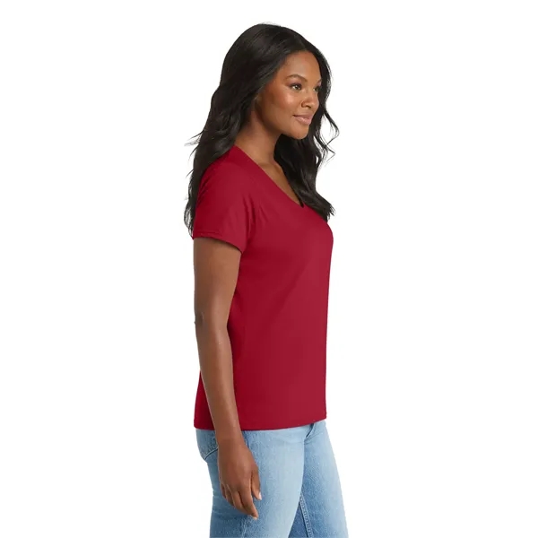 Port & Company Ladies Performance Blend V-Neck Tee.... from ASI 84863 SanMar
