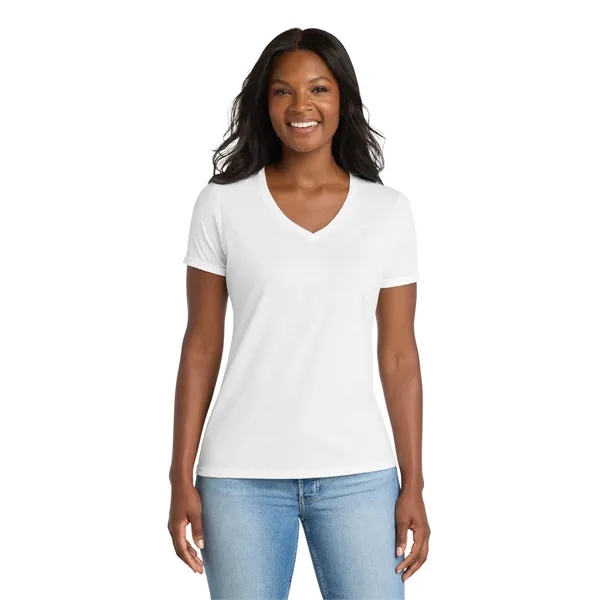 Port & Company Ladies Performance Blend V-Neck Tee.... from ASI 84863 SanMar