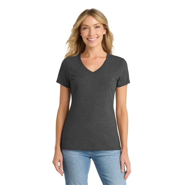 Port & Company Ladies Fan Favorite Blend V-Neck Tee.... from ASI 84863 SanMar