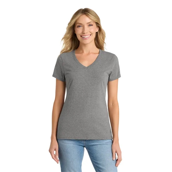 Port & Company Ladies Fan Favorite Blend V-Neck Tee.... from ASI 84863 SanMar