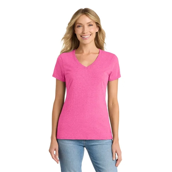 Port & Company Ladies Fan Favorite Blend V-Neck Tee.... from ASI 84863 SanMar