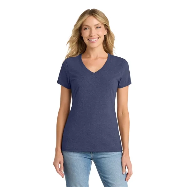 Port & Company Ladies Fan Favorite Blend V-Neck Tee.... from ASI 84863 SanMar