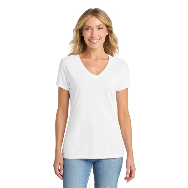 Port & Company Ladies Fan Favorite Blend V-Neck Tee.... from ASI 84863 SanMar