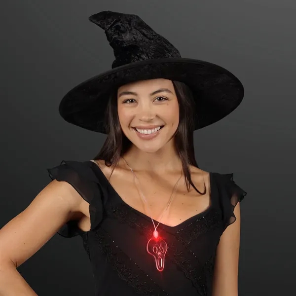 Screaming Ghost LED Acrylic Necklace... from ASI 34194 ALightPromos