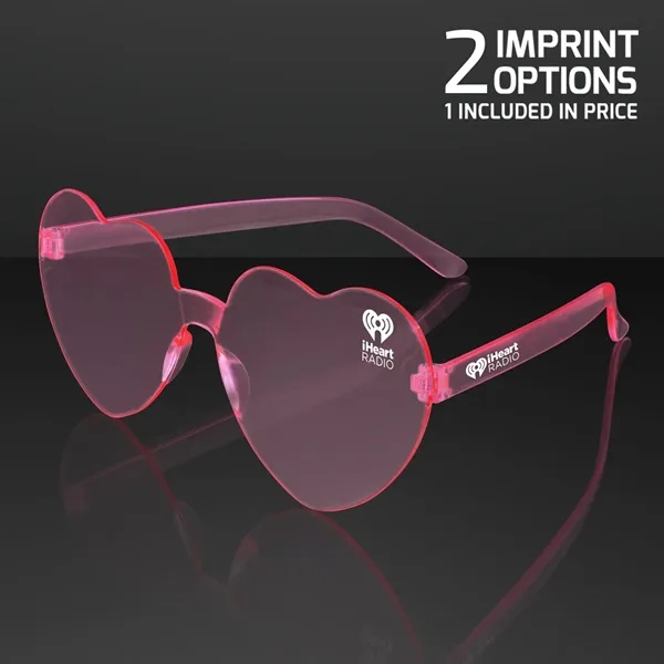 Pink Heart Shades Cute Glasses, Non-Light Up... from ASI 34194 ALightPromos