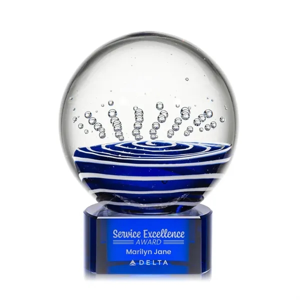 Tranquility Award on Paragon Base - Blue... from ASI 84592 St Regis Group / St Regis