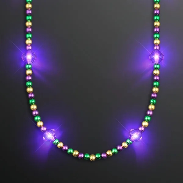 Royal Purple Light Jewels Mardi Gras Beads... from ASI 34194 ALightPromos