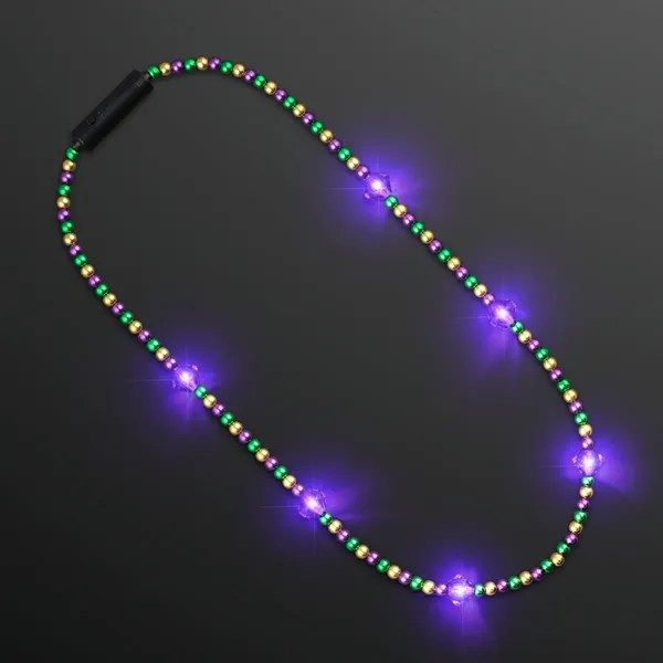 Royal Purple Light Jewels Mardi Gras Beads... from ASI 34194 ALightPromos
