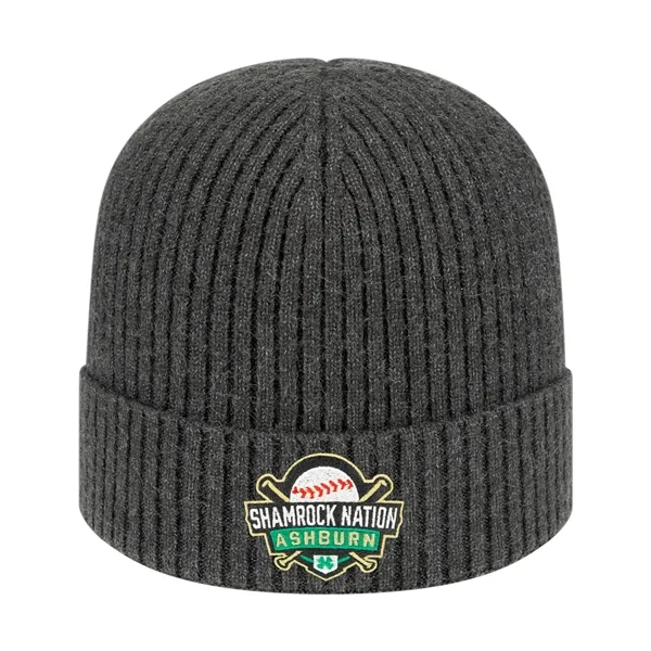 Premium blend knit beanie cap with cuff and tonal CA embroidered... from ASI 43792 Cap America Inc