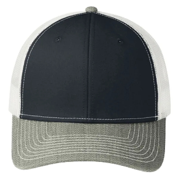 Port Authority C402 snapback six-panel cotton and polyester trucker cap with... from ASI 74601 Calico