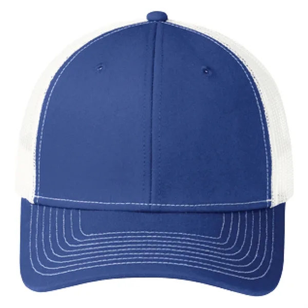 Port Authority C402 snapback six-panel cotton and polyester trucker cap with... from ASI 74601 Calico