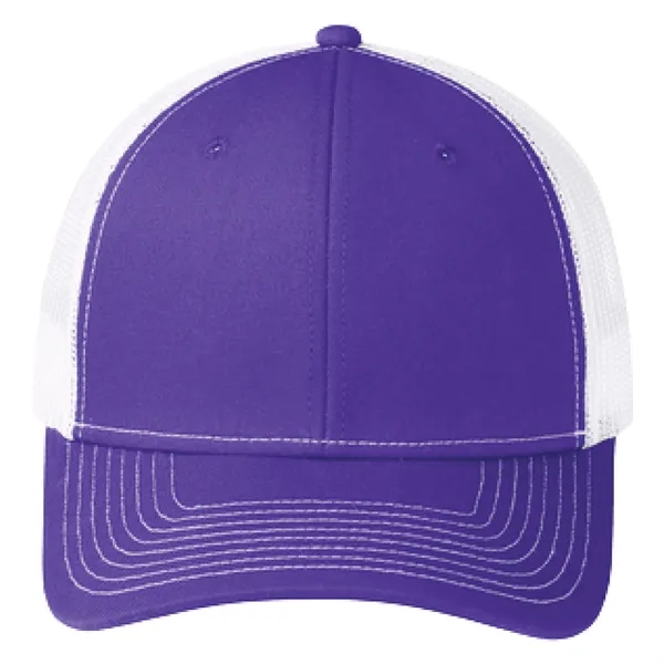 Port Authority C402 snapback six-panel cotton and polyester trucker cap with... from ASI 74601 Calico