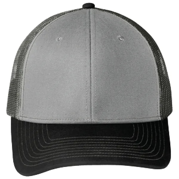 Port Authority C402 snapback six-panel cotton and polyester trucker cap with... from ASI 74601 Calico