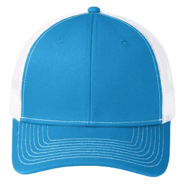 Port Authority C402 snapback six-panel cotton and polyester trucker cap with... from ASI 74601 Calico