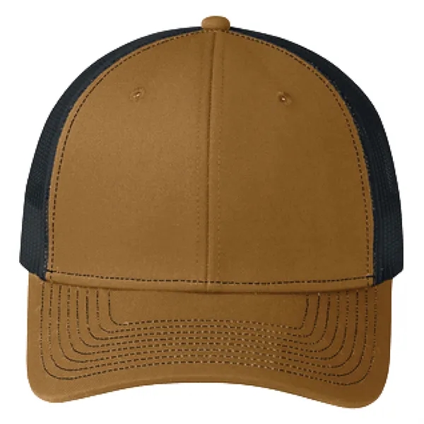 Port Authority C402 snapback six-panel cotton and polyester trucker cap with... from ASI 74601 Calico