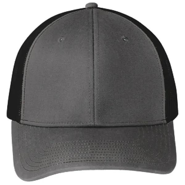 Port Authority C402 snapback six-panel cotton and polyester trucker cap with... from ASI 74601 Calico