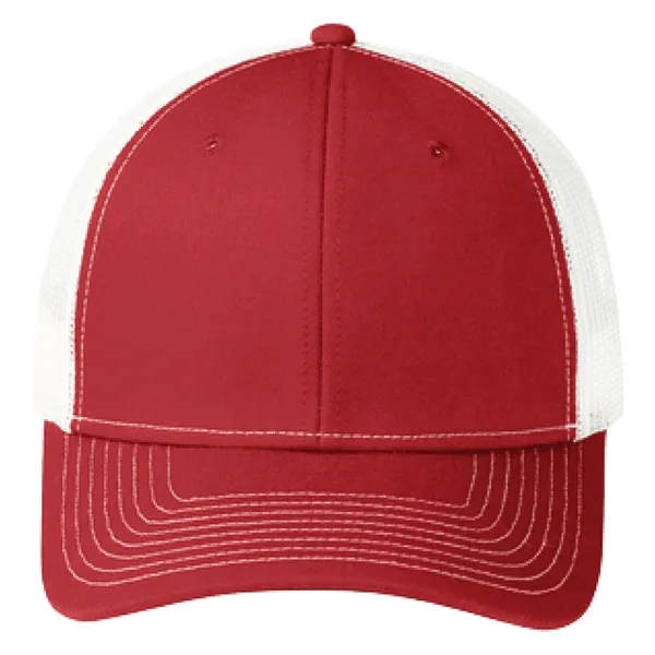 Port Authority C402 snapback six-panel cotton and polyester trucker cap with... from ASI 74601 Calico