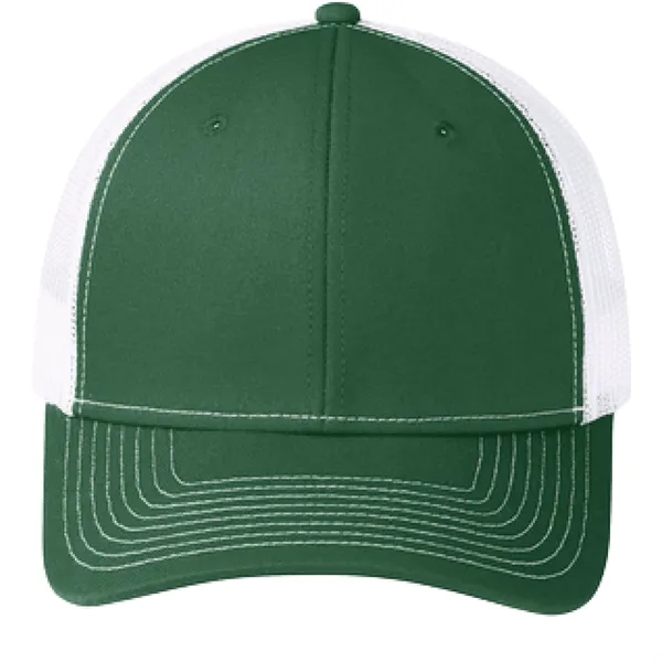 Port Authority C402 snapback six-panel cotton and polyester trucker cap with... from ASI 74601 Calico