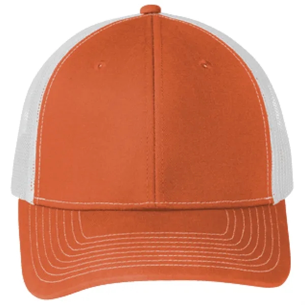 Port Authority C402 snapback six-panel cotton and polyester trucker cap with... from ASI 74601 Calico