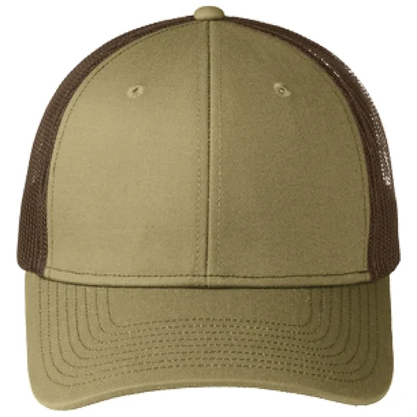 Port Authority C402 snapback six-panel cotton and polyester trucker cap with... from ASI 74601 Calico