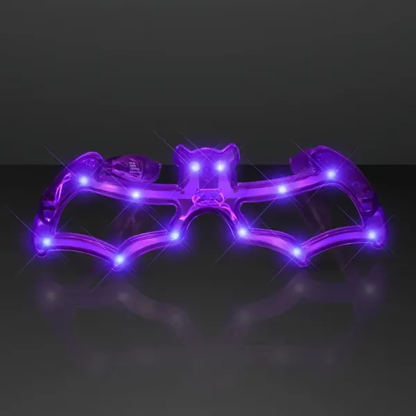 Purple Bat Light Up Eyeglasses without Lens... from ASI 34194 ALightPromos