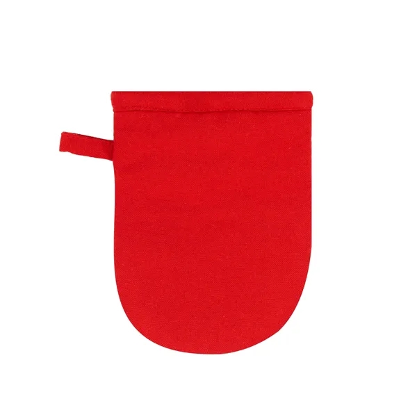 Mini cotton oven mitt with a silicone palm, hang loop and... from ASI 54040 Fey Promo