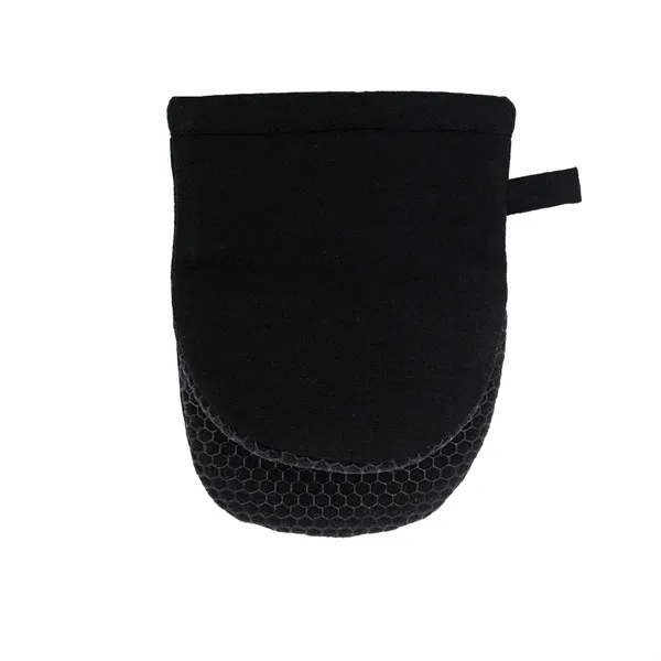 Mini cotton oven mitt with a silicone palm, hang loop and... from ASI 54040 Fey Promo