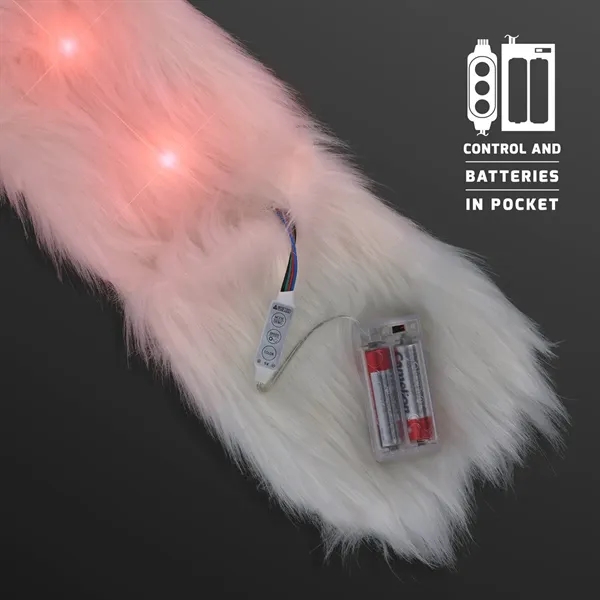 Faux Fur Hood Light Up Ears & Paws... from ASI 34194 ALightPromos