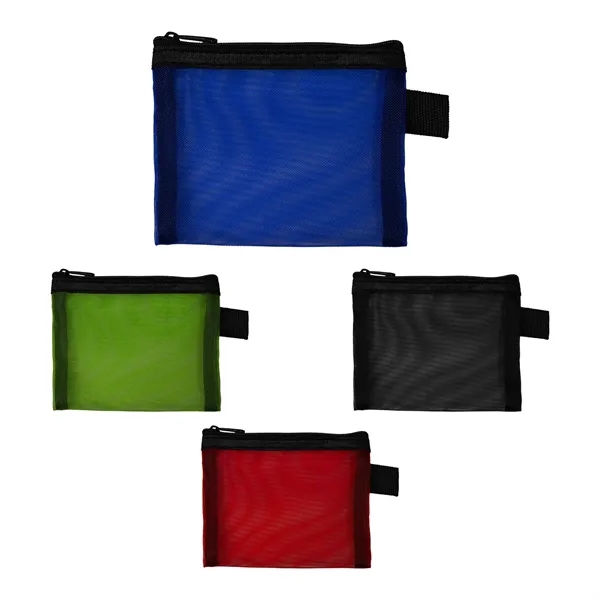 Recycled Mesh Zip Pouch... from ASI 30208 A P Specialties / AP Specialties