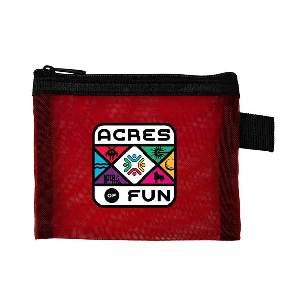 Recycled Mesh Zip Pouch... from ASI 30208 A P Specialties / AP Specialties