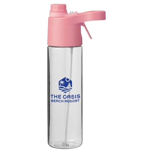 20 oz, misting water bottle with screw-on lid and handle.... from ASI 79530 Prime Line