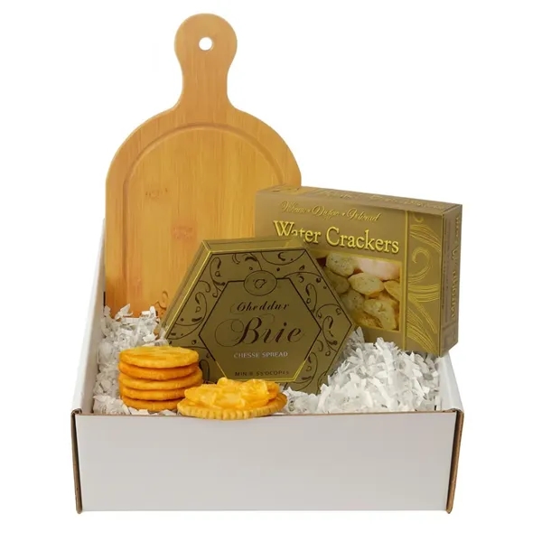 Custom Cutting Board with Cheese and Crackers... from ASI 89971 Stuff A Mug