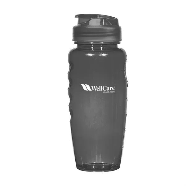 30 Oz. Poly-Clear Gripper Bottle. Made With PET Material.  Leak-Resistant... from ASI 61125 Hit Promotional Products / Hit®