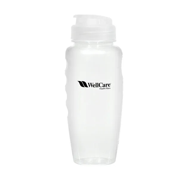 30 Oz. Poly-Clear Gripper Bottle. Made With PET Material.  Leak-Resistant... from ASI 61125 Hit Promotional Products / Hit®