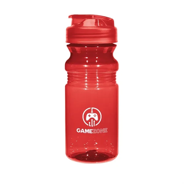 20 Oz. Poly-Clear Fitness Bottle With Super Sipper Lid. Made With... from ASI 61125 Hit Promotional Products / Hit®