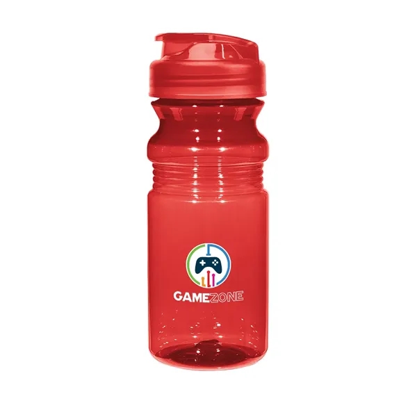 20 Oz. Poly-Clear Fitness Bottle With Super Sipper Lid. Made With... from ASI 61125 Hit Promotional Products / Hit®