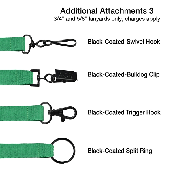 Unique custom printed lanyards are made with two different material colors.... from ASI 79898 Promovision / PROMOVISION